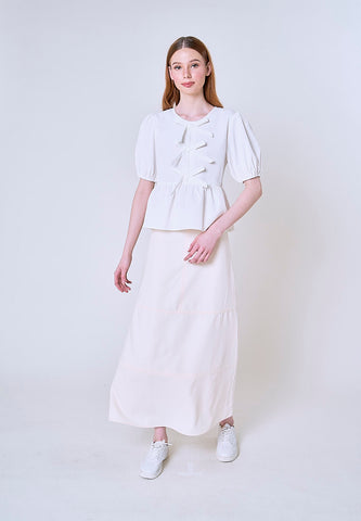 Mossimo Nina Oat Long Midi Skirt