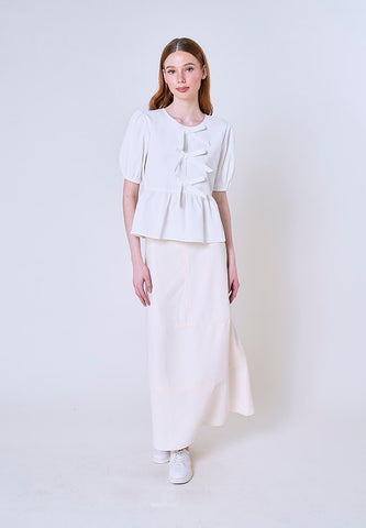 Mossimo Nina Oat Long Midi Skirt