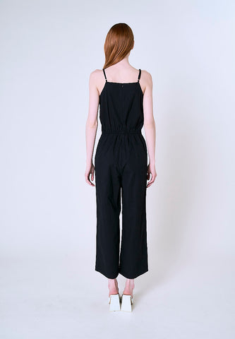 Mossimo Grace Black Tailored Jumpsuit Straight Fit
