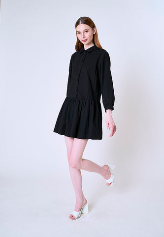 Mossimo Amara Black Polo Shirt Tailored Dress