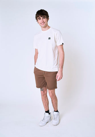 Mossimo Bruno Brown Knitted Shorts w/ Folded Hem