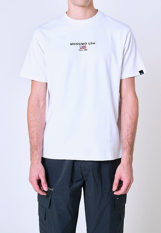Mossimo Jules White Premium Comfort Fit Tee