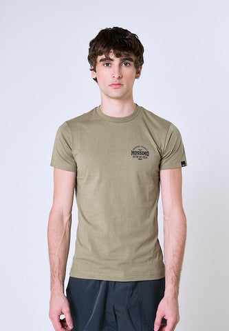 Mossimo Renzo Green Clay Musle Fit Tee