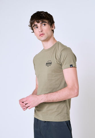 Mossimo Renzo Green Clay Musle Fit Tee