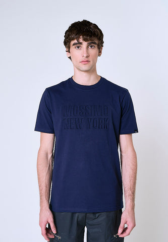 Mossimo Zion Navy Blue Classic Fit Tee