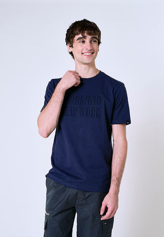 Mossimo Zion Navy Blue Classic Fit Tee