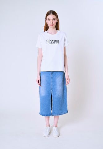 Mossimo Emma White Classic Fit Tee