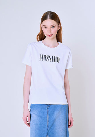 Mossimo Emma White Classic Fit Tee