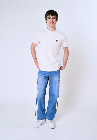 Mossimo Cohen Beige Classic Fit Tee