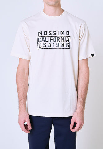 Mossimo Samuel Cream Comfort Fit Tee