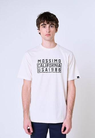 Mossimo Samuel Cream Comfort Fit Tee