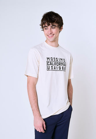Mossimo Samuel Cream Comfort Fit Tee