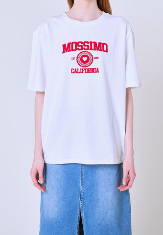 Mossimo Skylar White Athletic Modern Fit Tee