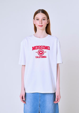 Mossimo Skylar White Athletic Modern Fit Tee