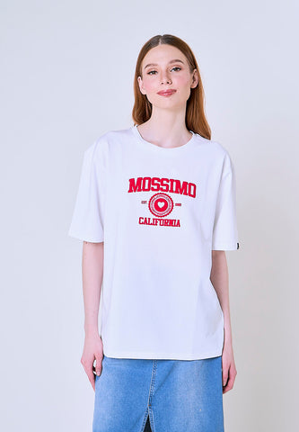 Mossimo Skylar White Athletic Modern Fit Tee