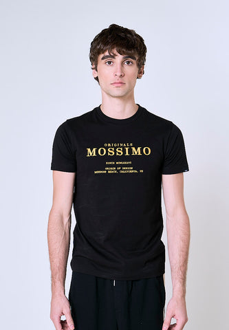 Mossimo Orion Black Muscle Fit Tee