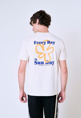 Mossimo Franklin Beige Unisex Tee