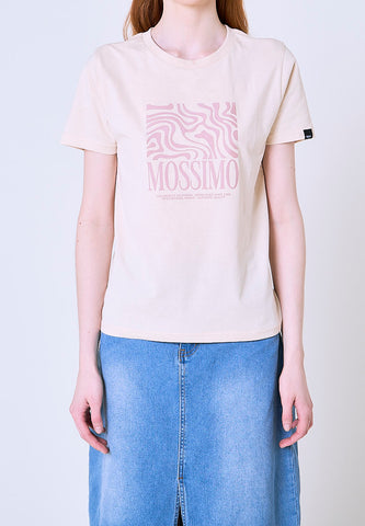 Mossimo Hannah Tapioca Classic Fit Tee