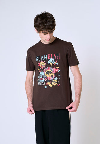 Mossimo Cassian Camel Brown Unisex  Tee