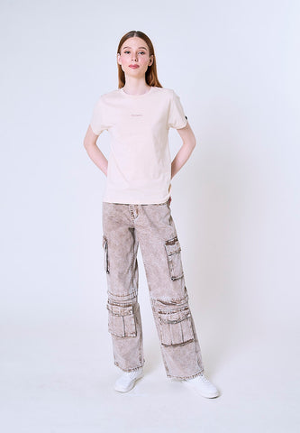 Mossimo Layla Tapioca Classic Fit Tee