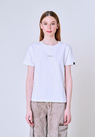 Mossimo Layla White Classic Fit Tee