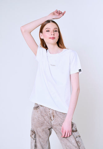 Mossimo Layla White Classic Fit Tee