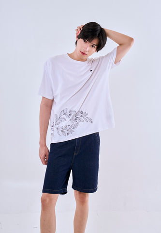 Mossimo Kyro White Modern Fit Tee