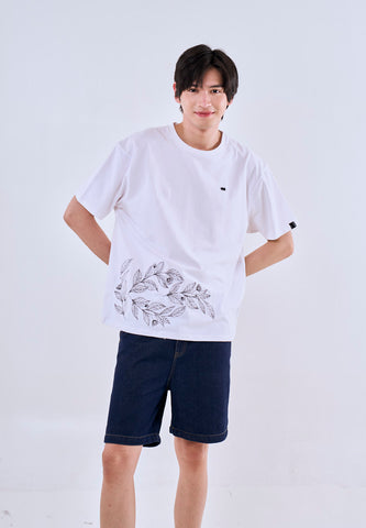 Mossimo Kyro White Modern Fit Tee