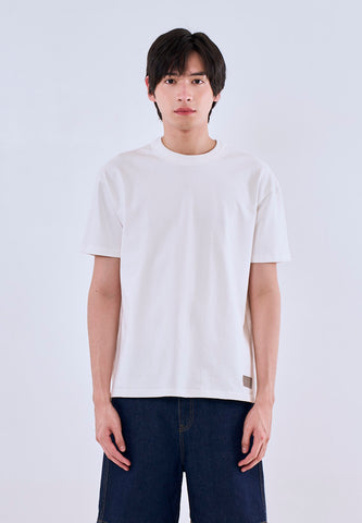 Mossimo Duke White Urban Fit Tee Premium Round Neck For Men