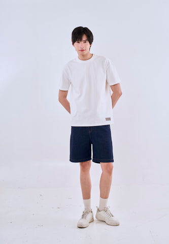 Mossimo Duke White Urban Fit Tee Premium Round Neck For Men
