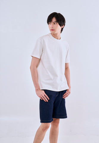 Mossimo Duke White Urban Fit Tee Premium Round Neck For Men