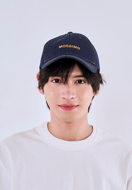 Mossimo Dark Blue Unisex Baseball Cap w/ Embroidery For Men For Women