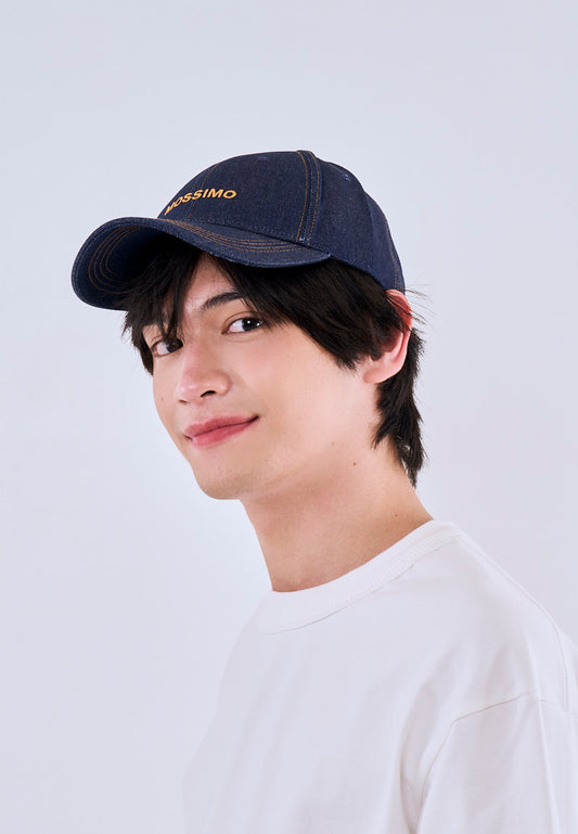 Mossimo Dark Blue Unisex Baseball Cap w/ Embroidery For Men For Women
