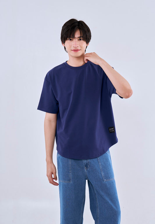 Mossimo Kaizen Blue Modern Fit Tee For Men