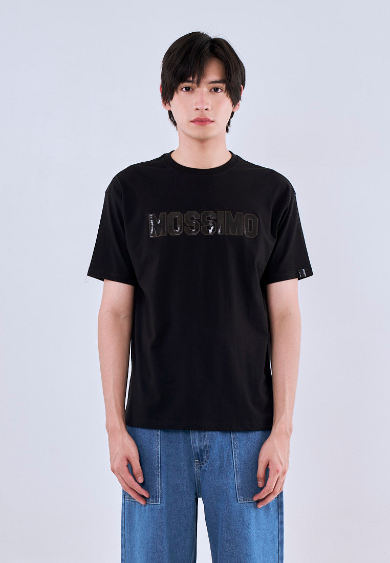 Mossimo Maximo Black Round Neck Urban Fit Tee For Men