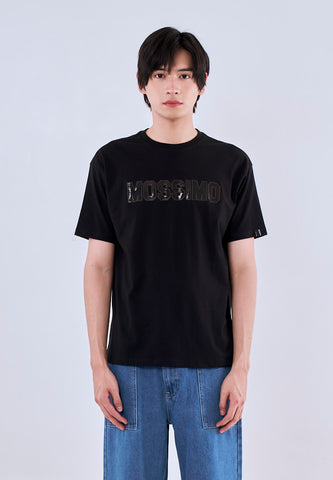 Mossimo Maximo Black Round Neck Urban Fit Tee For Men