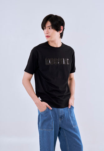 Mossimo Maximo Black Round Neck Urban Fit Tee For Men