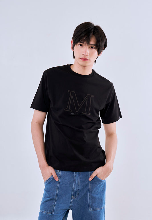 Mossimo Neo Black Round Neck Comfort Fit Tee For Men