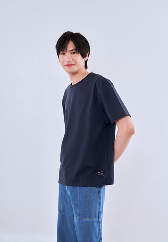 Mossimo Benji Navy Blue  Modern Fit Tee Round Neck For Men