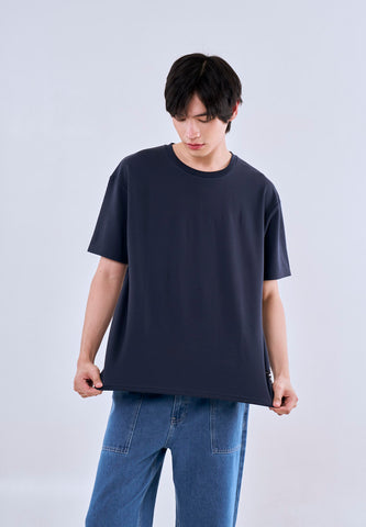 Mossimo Benji Navy Blue  Modern Fit Tee Round Neck For Men
