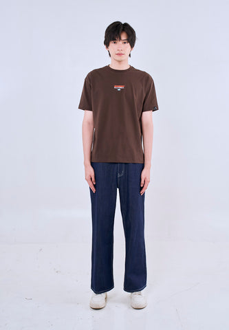 Mossimo Felix Choco Round Neck Urban Fit Tee For Men