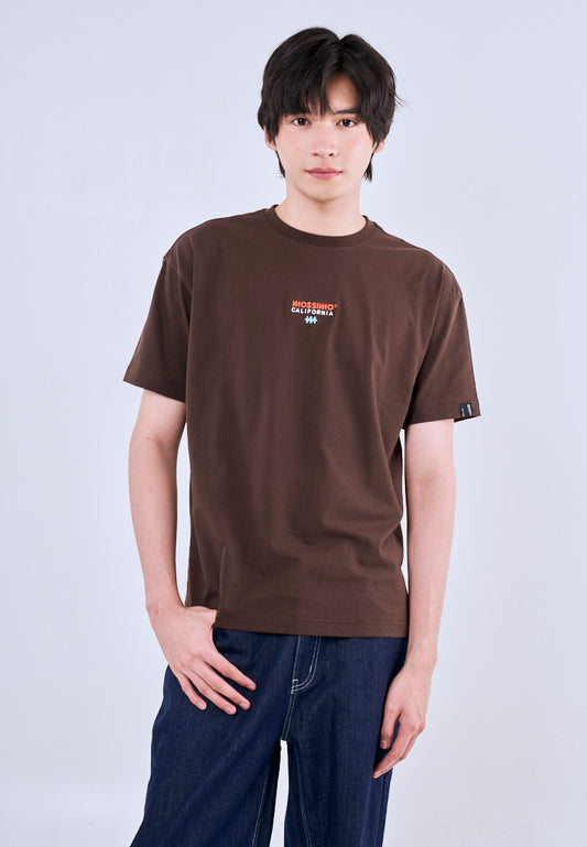 Mossimo Felix Choco Round Neck Urban Fit Tee For Men