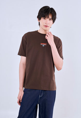 Mossimo Felix Choco Round Neck Urban Fit Tee For Men