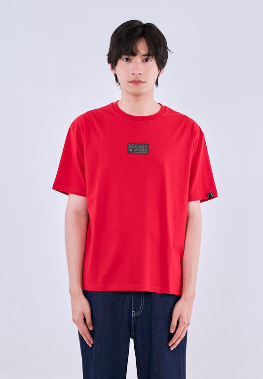 Mossimo Zayn Red Modern Fit Tee For Men