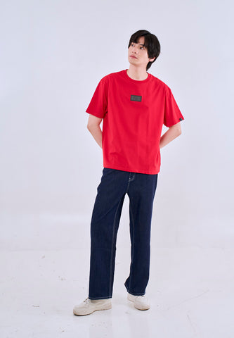 Mossimo Zayn Red Modern Fit Tee For Men