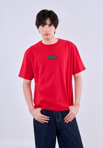 Mossimo Zayn Red Modern Fit Tee For Men
