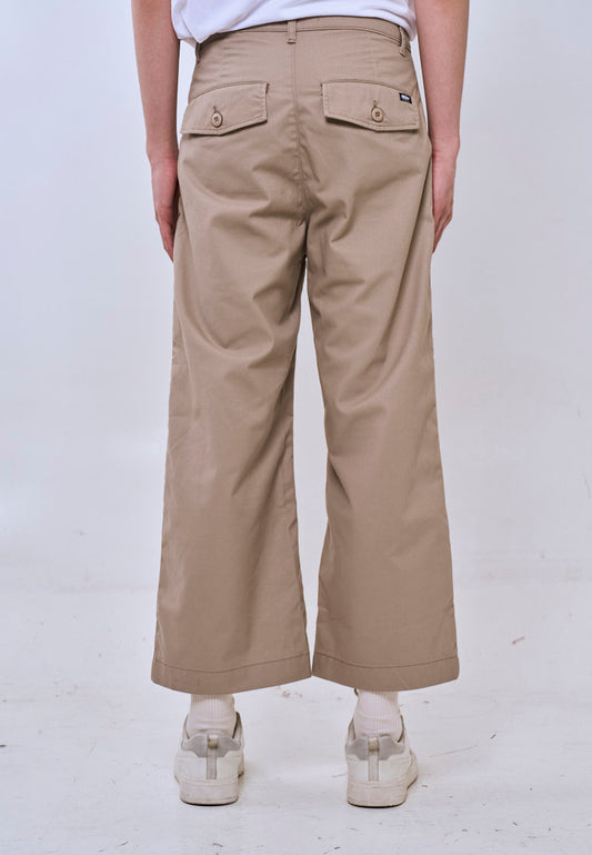 Mossimo Tony Khaki Straight Fit Plain Trouser Pants For Men