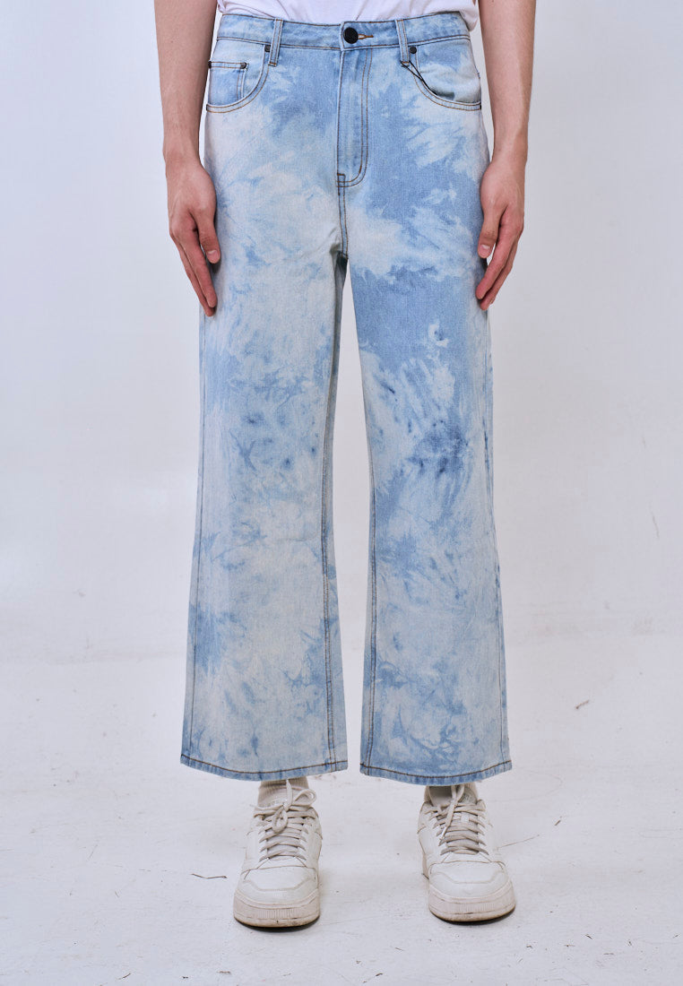 Mossimo Joshua Wash Blue Straight Fit Denim Pants For Men