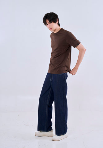Mossimo Franco Choco Round Neck Classic Fit Tee For Men