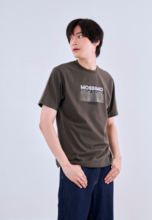 Mossimo Arlo Gray Comfort  Fit Tee For Men